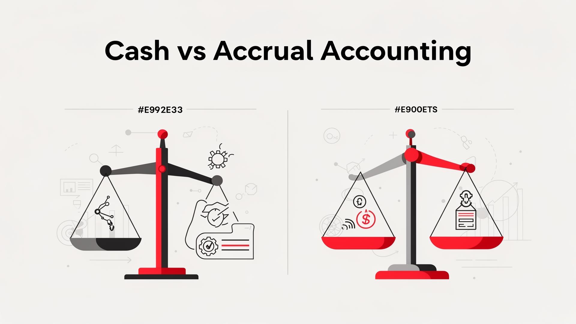 Cash vs accrual accounting comparison