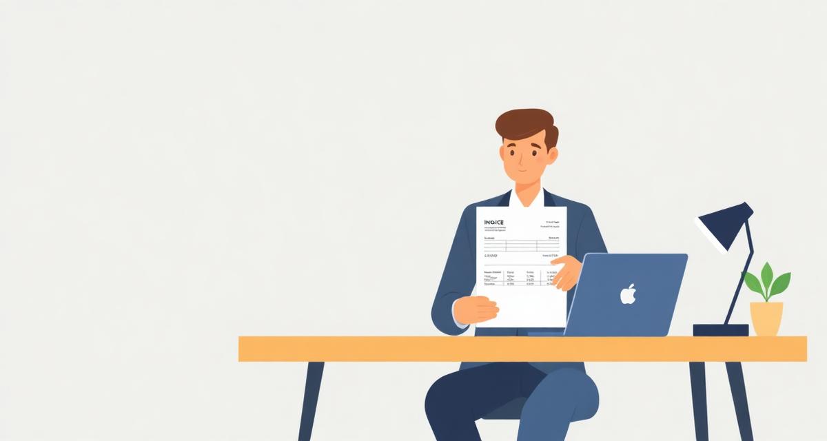 Management consultant reviewing invoicing strategy with client