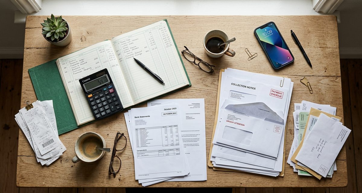 Business professional evaluating debt collection options for unpaid freelance invoices