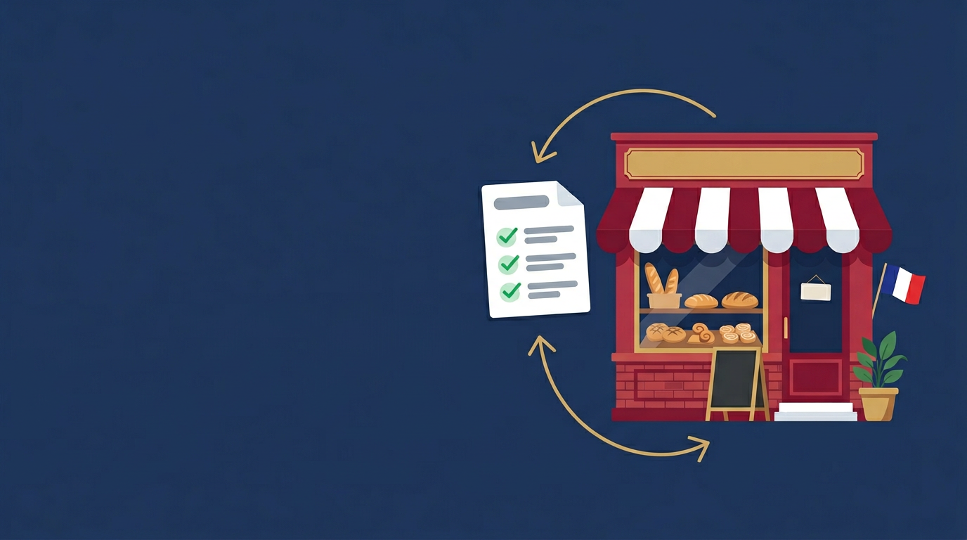 France registration and onboarding workflow