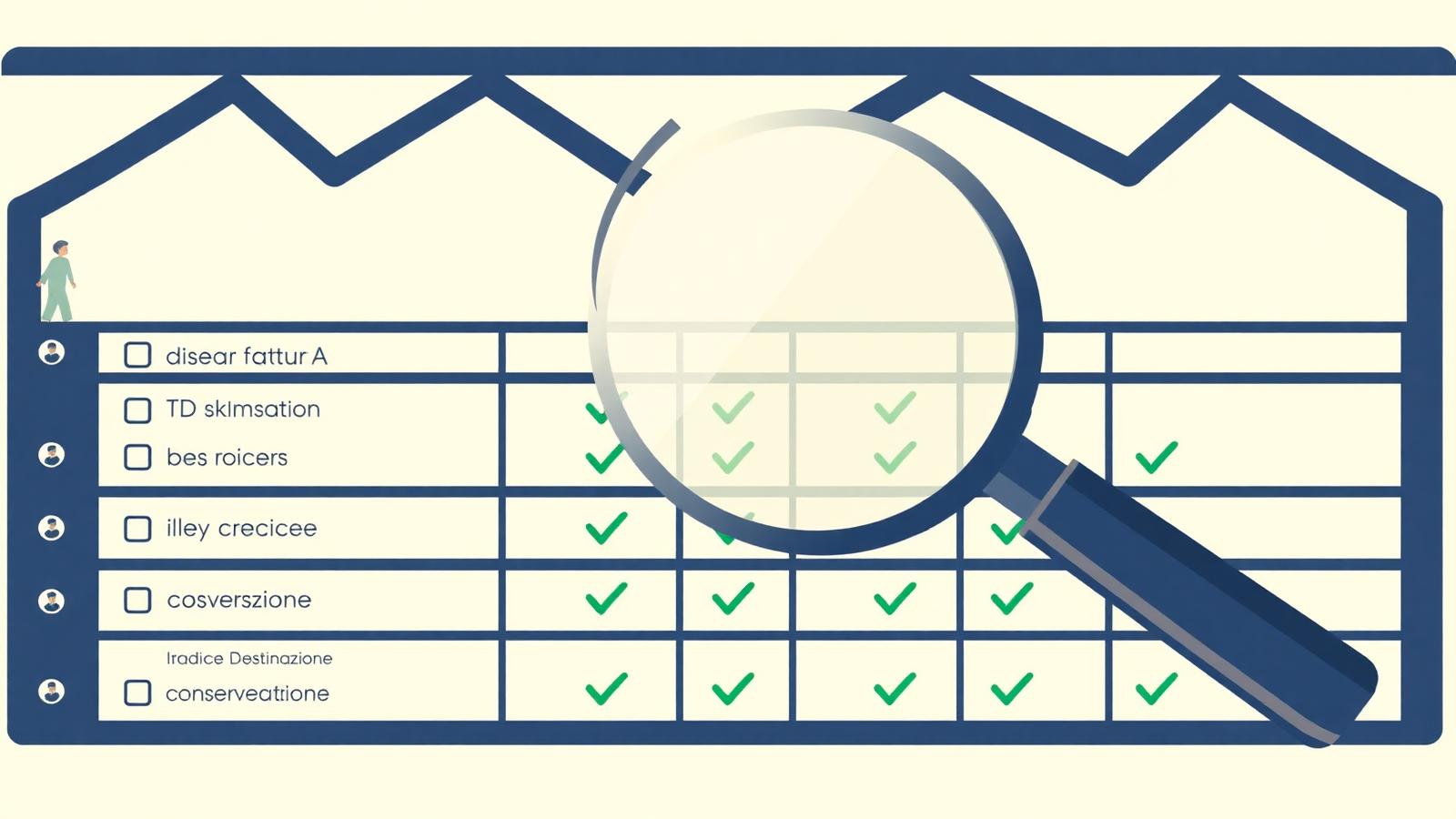Decision framework illustration for Italian VAT-compliant e-invoicing software