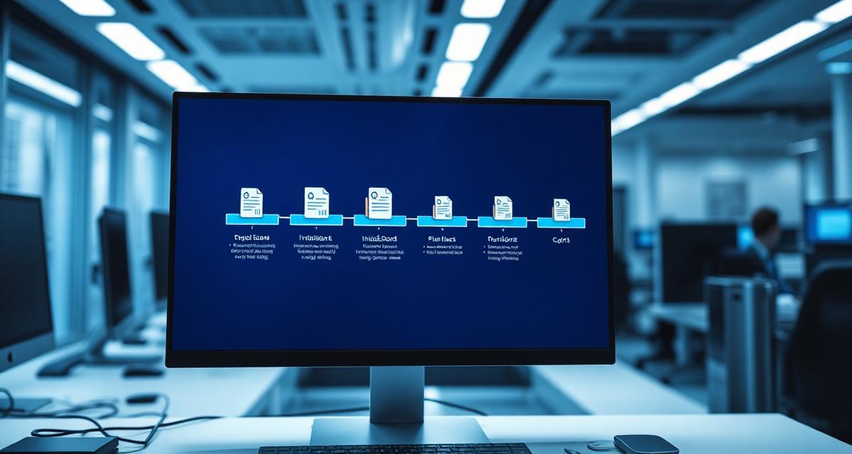 Small business owner automating invoicing workflow on modern dashboard