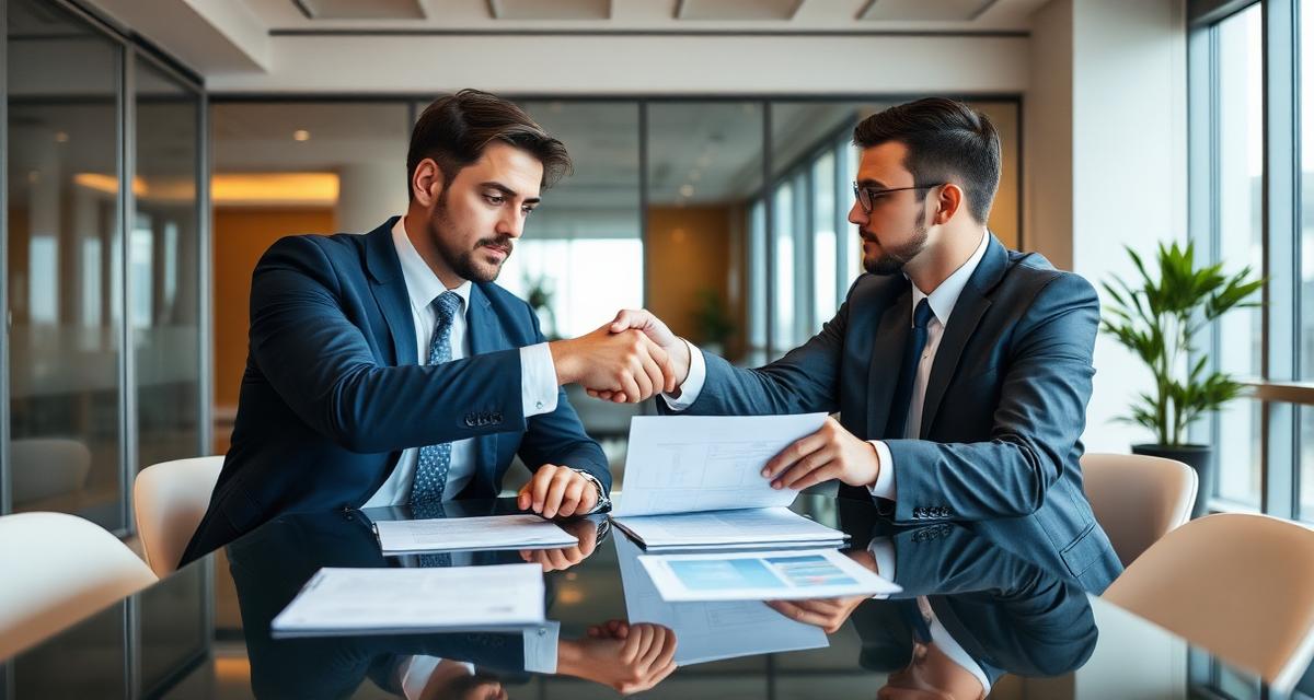Professionals resolving invoice disputes constructively