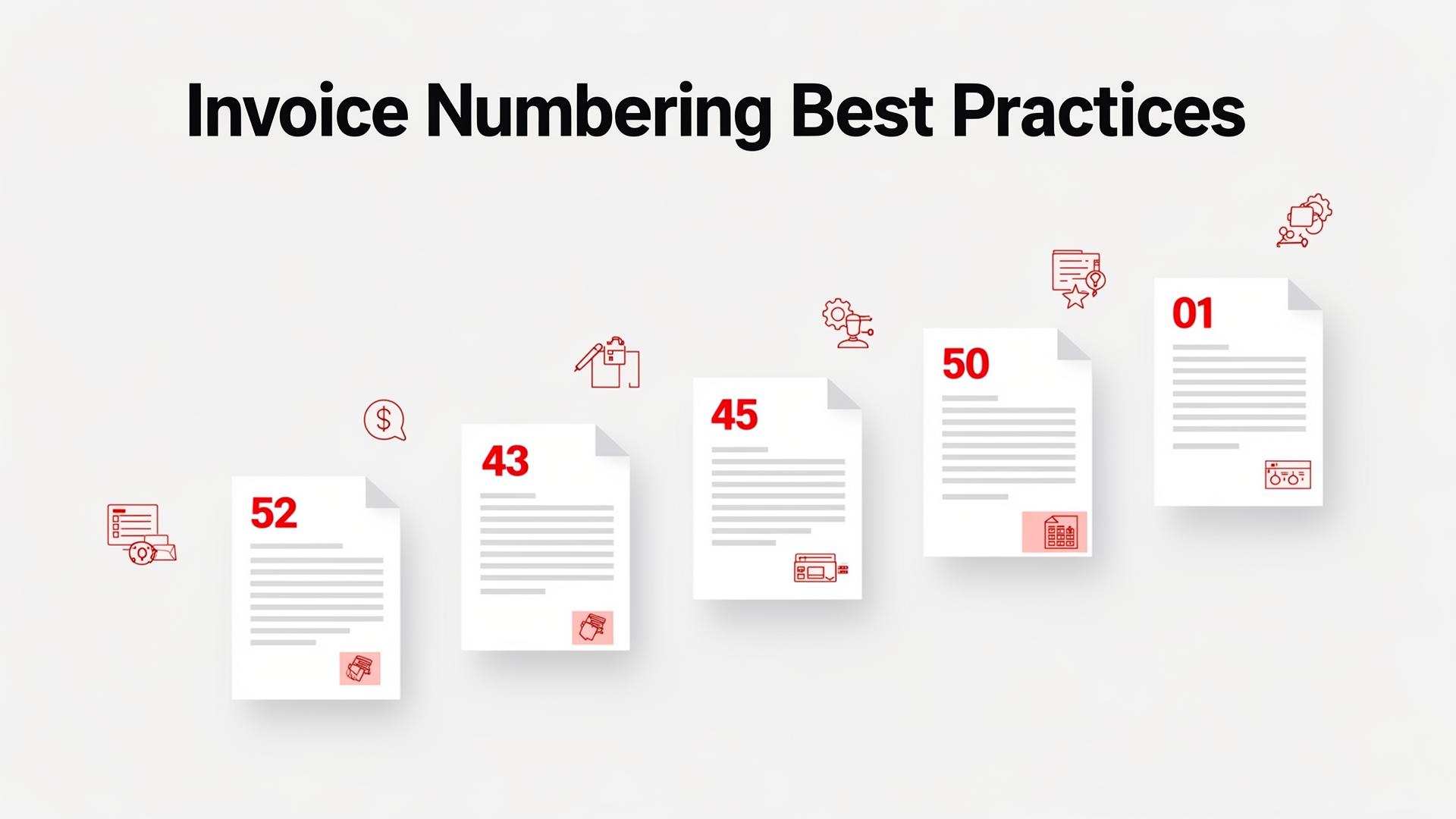 Invoice numbering systems for business