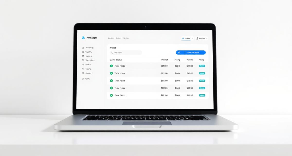 Comparison of free and paid invoicing software features on a dashboard