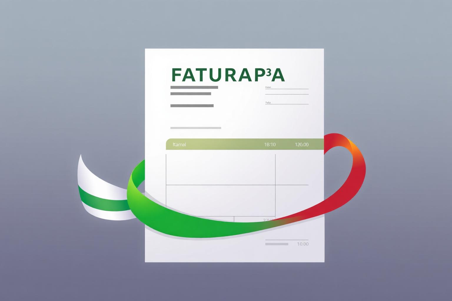 Editorial illustration of Italy's XML schema and technical format requirements for the italy fatturapa xml format guide guide