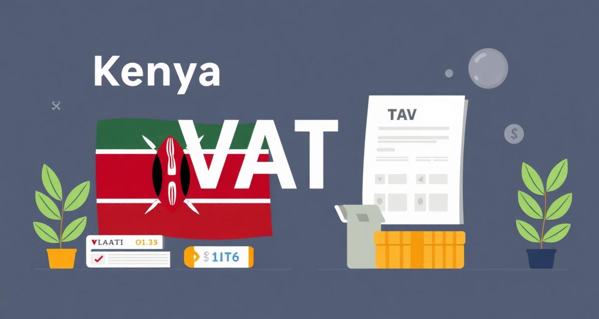 Editorial illustration of Kenya's e-invoicing compliance workflow for the kenya vat invoice requirements guide
