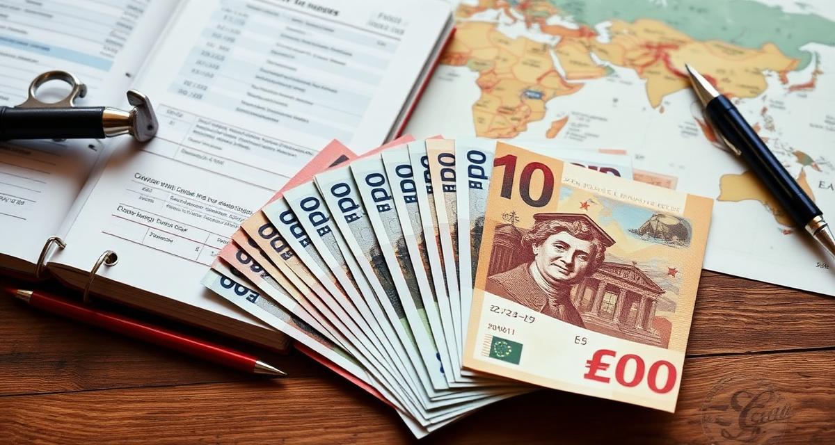 Dashboard showing multi-currency accounting with exchange rate tracking across currencies
